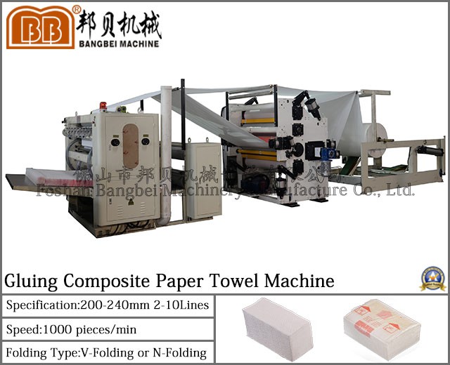 CZ-HF(2-10 Line)Gluing Composite (V-Folding/N-Folding) Paper Towel Machine class=